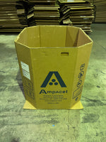 Used 45x36x36 Heavy Duty Octagon Five Wall Gaylord Box , Shipping Box, Pallet box