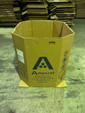 Used 45x36x36 Heavy Duty Octagon Five Wall Gaylord Box , Shipping Box, Pallet box