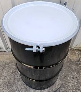 used 55 gallon metal drums